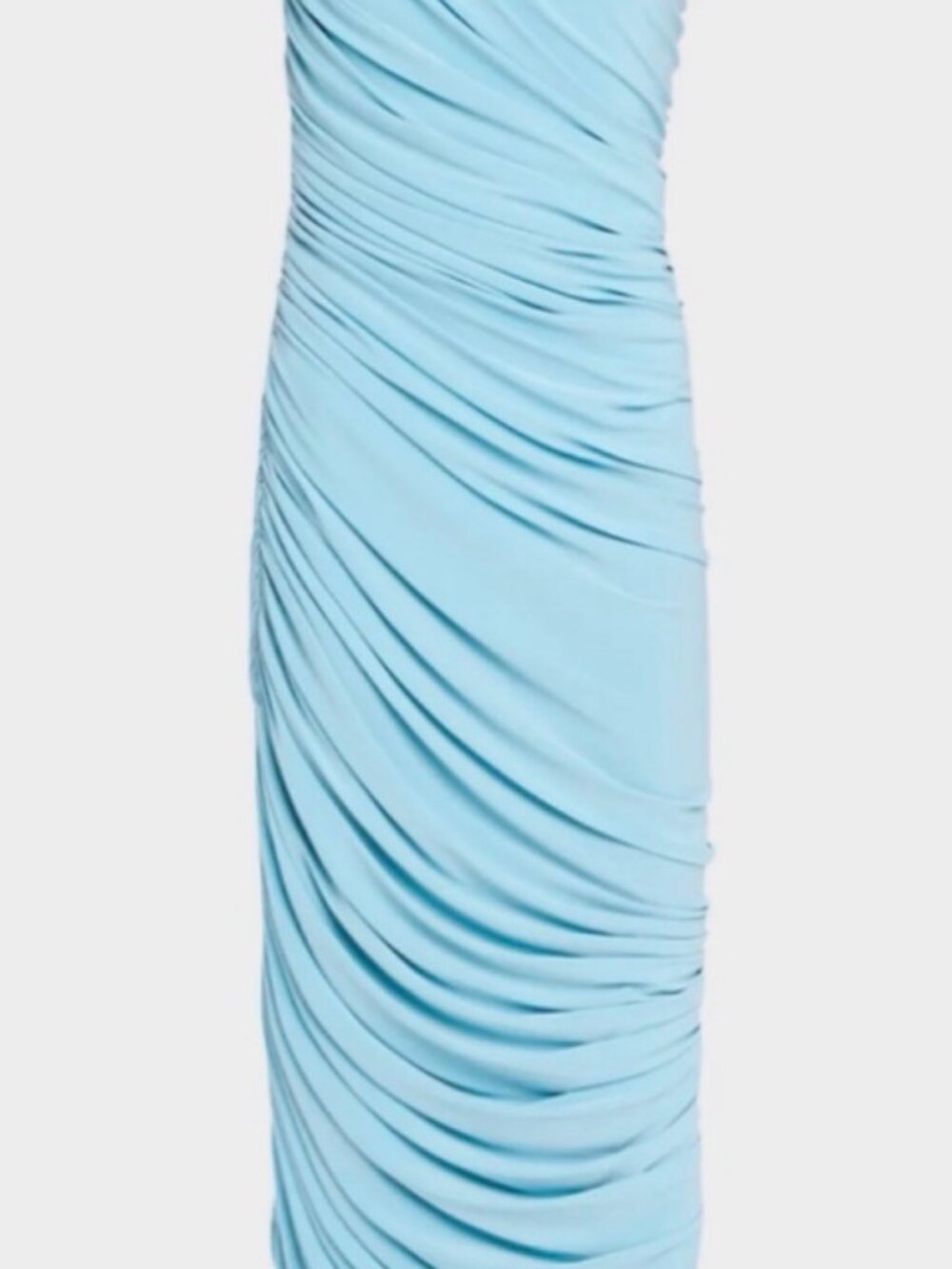 Norma Kamali Diana Blue Dress Size L